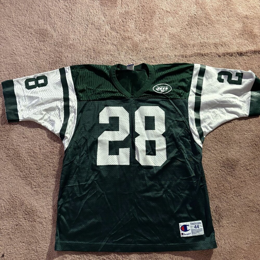 Vintage Champion New York Jets #28‎ Curtis Martin Jersey